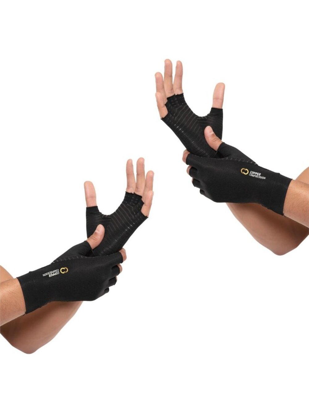 Fingerless Compression Arthritis Gloves for Pain Relief | Carpal Tunnel Support